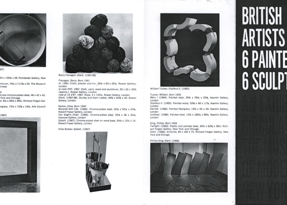 British Artists: Six Painters, Six Sculptors